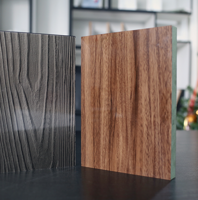 Acrylic vân gỗ gam trầm: Nét quý phái đầy tinh tế