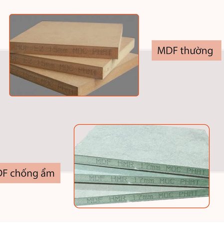 Ván gỗ MDF và ứng dụng trong sản xuất nội thất