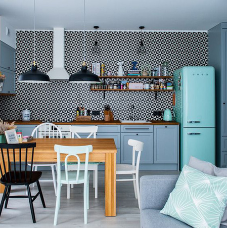 Sáng tạo không gian nội thất với gỗ công nghiệp xanh pastel