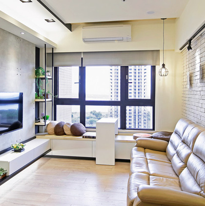 Căn hộ rộng thoáng nhờ thiết kế hệ thống lưu trữ thông minh từ gỗ công nghiệp