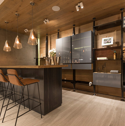 Quầy bar bằng gỗ công nghiệp đẹp khó cưỡng