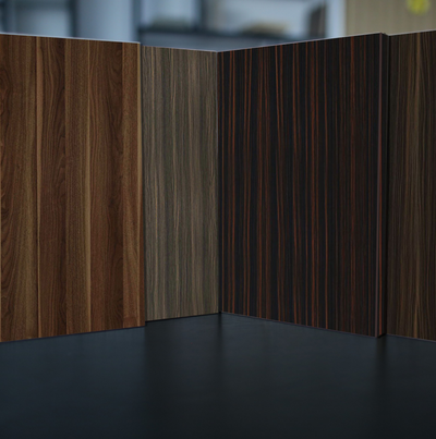 MFC vân gỗ nâu đen: Dành cho những gia chủ cá tính