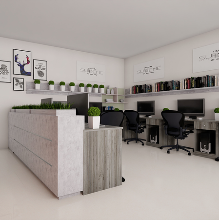 Bàn làm việc với ván MFC Mộc Phát – Sự lựa chọn ưa thích của các công ty nội thất