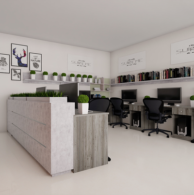 Bàn làm việc với ván MFC Mộc Phát – Sự lựa chọn ưa thích của các công ty nội thất