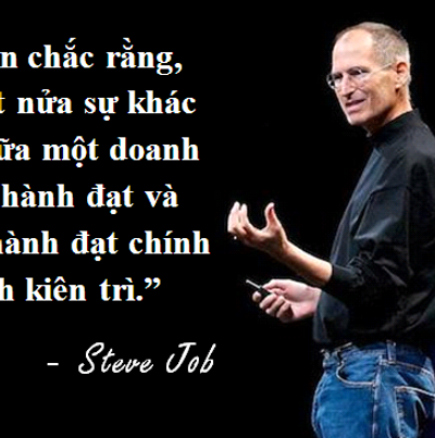 BÀI HỌC KINH DOANH: Kiên trì và hãy mơ