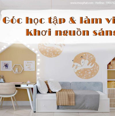 Những thiết kế nội thất góc học tập và làm việc khơi nguồn cảm hứng sáng tạo