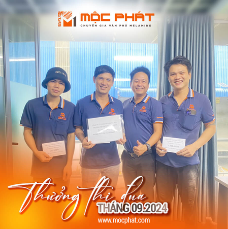 Mộc Phát Vinh Danh Những Chiến Binh Sản Xuất Xuất Sắc Tháng 9
