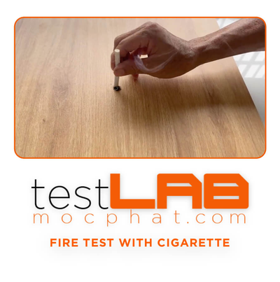 Fire Test With Cigarette
