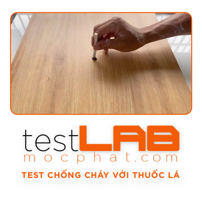 Phương Pháp Test Chống Cháy Với Thuốc Lá Trên Bề Mặt Melamine