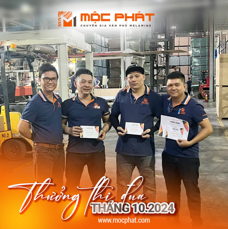 Mộc Phát Vinh Danh Những Nhân Viên, Tập Thể Sản Xuất Tháng 10