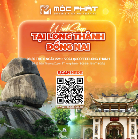 WORKSHOP VÁN GỖ CÔNG NGHIỆP MỘC PHÁT TẠI LONG THÀNH ĐỒNG NAI