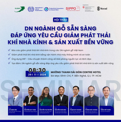 DOANH NGHIỆP NGÀNH GỖ ĐỨNG TRƯỚC YÊU CẦU GIẢM PHÁT THẢI VÀ SẢN XUẤT BỀN VỮNG