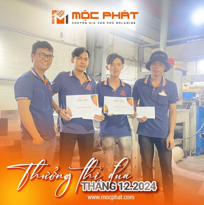 MỘC PHÁT VINH DANH NHỮNG NHÂN VIÊN, TẬP THỂ SẢN XUẤT XUẤT SẮC THÁNG 12