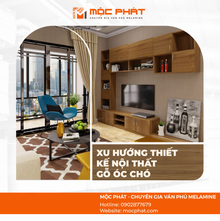 Xu Hướng Thiết Kế Nội Thất Gỗ Óc Chó