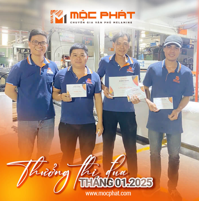 MỘC PHÁT VINH DANH NHỮNG "KIẾN TẠO SƯ" SẢN XUẤT XUẤT SẮC THÁNG 1. 2025