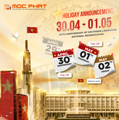 MOC PHAT COMPANY ANNOUNCES HOLIDAYS ON APRIL 30, 2025 AND MAY 1, 2025