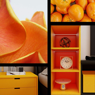 Moodboard – Sắc Cam Hiện Đại, Cá Tính Và Ấn Tượng Cho Không Gian Sống