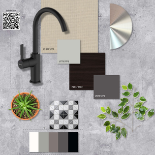 Moodboard - Sự Kết Hợp Hoàn Hảo Của Các Mã Màu Melamine Cho Không Gian Bếp Và Nhà Vệ Sinh