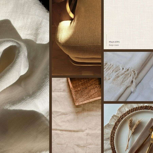 Moodboard - Tinh Tế Trong Sự Mộc Mạc: Vẻ Đẹp Của Vân Vải Linen