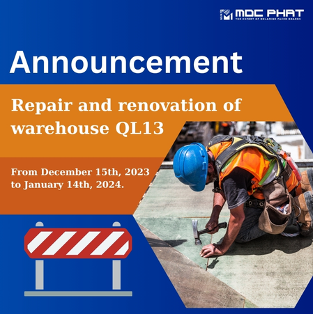 REPAIR AND RENOVATION OF QL13 WAREHOUSE