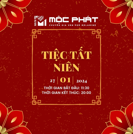 Thông Báo Tiệc Tất Niên Công Ty CP TM DV Mộc Phát