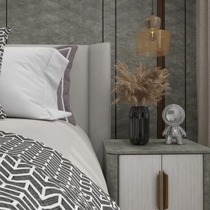 Không gian độc đáo, sang trọng với vân đá Breccia Melamine 0130