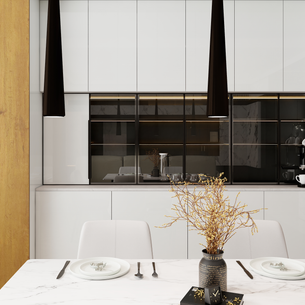 Ván phủ Melamine 0364 vân gỗ và Acrylic WH3: Sự kết hợp hoàn hảo cho không gian sống hiện đại