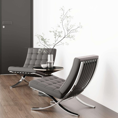 Không Gian Nội Thất Hiện Đại Với Sự Kết Hợp Tinh Tế Giữa Vân Gỗ MS0323 và Xám Nhũ MS0125