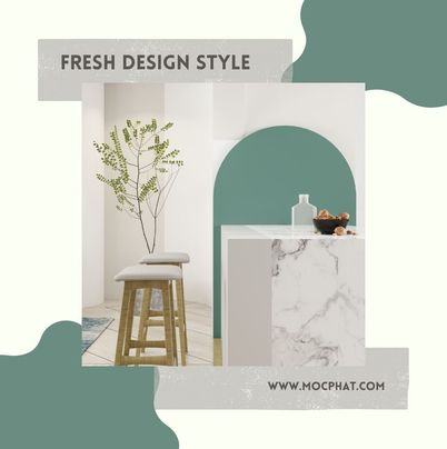 Sự Kết Hợp Hài Hòa Giữa Màu Vân Gỗ MS0371 Và Màu Xanh Dịu Nhẹ MS0016 Đã Thổi Hồn Vào Không Gian Sống Của Bạn